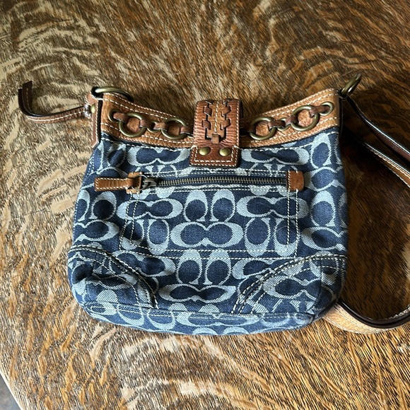 Coach denim bag - Picture 2 of 8
